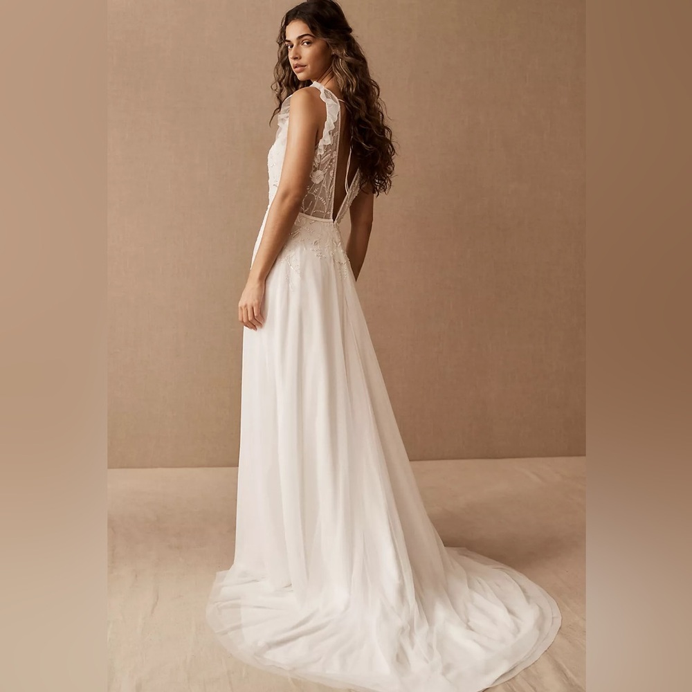 NWT BHLDN BO & LUCA LUISA wedding GOWN Sz 2